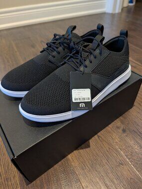 NEW TravisMathew The Modern One Shoes - Black - Men's Size 11